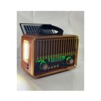 ataşbey RT-774 Klasik Retro Solar Enerjili Fenerli Nostalji Bluetooth/USB/Sd/ Radyo Mp3 Player Müzik Kutusu