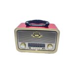 ataşbey RT- Kırmızı Nostaljik Görünümlü Bluetoothlu USB-SD Card Mp3 Çalar Radyo Müzik Kutusu