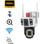 ATAsoft 4 Mp Hd Ip Kamera Wifi Özellikli Hareket Takipli Gece Sensörlü Çift Lensli Güvenlik Kamerası Blm-53