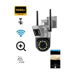 ATAsoft ELEKTRONİK Since 2021 4 Mp Hd Ip Kamera Wifi Özellikli Hareket Takipli Gece Sensörlü Çift Lensli Güvenlik Kamerası Blm48