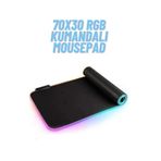 ATAsoft ELEKTRONİK Since 2021 Rgb LED Gaming Mouse Pad Siyah Kaymaz Su Geçirmez Kumandalı Xl Mouse Pad 70X30