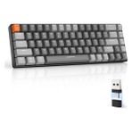 ATAsoft K68 Red Switch Kablosuz Bluetooth Mekanik Oyuncu Klavyesi Hotswapp Oyun Klavyesi - Siyah