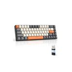 ATAsoft K68 Red Switch Kablosuz Bluetooth Mekanik Oyuncu Klavyesi Hotswapp Oyun Klavyesi