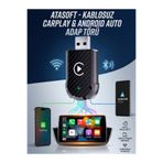 ATAsoft Kablosuz Car Play Adaptörü IOS Ve Android Cihazlar Için, Wireless Carplay Çevirici