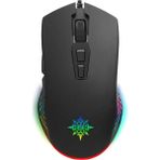 ATAsoft Rgb 6400 Dpı Örgü Kablolu Macrolu Driverli Gaming Oyuncu Mouse - Siyah