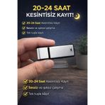 AtaTechs Profesyonel 16GB Ses Kayıt Cihazı USB Mini Dijital Diktafon WAV Kayıt Cihazı
