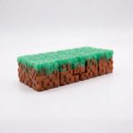 Atatuğ Hediyelik Minecraft Temalı Sonsuz Küp - Çim Blok Tasarımlı 3D Baskı Fidget & Stres Oyuncağı - Çok Renkli