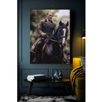 ATATÜRK AT KANVAS TABLO EV DUVAR SALON OFİS DÜKKAN HEDİYELİK DEKARASYON SÜSÜ