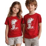 Atatürk Baskılı Çocuk Tişört – Kız & Erkek Çocuk Pamuk T-Shirt (Kırmızı, 12 Yaş)
