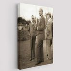 Atatürk, Celal Bayar ve Kılıç Ali Muhafız Alayında Dekoratif Kanvas Tablo, Duvar Dekoru 6259