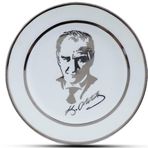 Atatürk Dekoratif Porselen Tabak