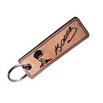 Ataturk Deri Anahtarlik - Arma - Leather Key Holder