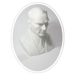 Atatürk Heykeli Biblo, Beyaz, Plastik, Doğa Temalı, Dekoratif Tasarım, 10.5x8.5 cm, Ev ve Ofis Dekorasyonu