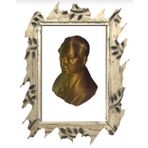 Atatürk Heykeli Biblo, Gold Plastik, Doğa Temalı, Dekoratif Tasarım, 10.5x8.5 cm, Ev ve Ofis Dekorasyonu