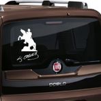Atatürk İmza Oto Sticker Etiket Arka Cam 30cm