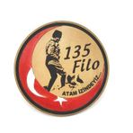 Atatürk Kocatepe 135 Filo Deri Peç - Arma - Askeri Patch