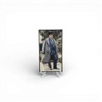 Atatürk Masaüstü Ahşap Tablo - Kabartmalı Baskı Şık Hediyelik 9x16 cm No 1