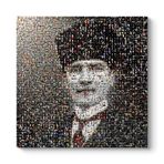 Atatürk Mozaik Resim Tablosu 60 x 60
