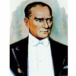 Atatürk Portre Poster Cephe Bayrağı -2x3 Metre