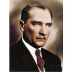 Atatürk Poster Bayrak 50X75