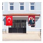 Atatürk Posteri ve Türk Bayrağı Raşel Kumaş 100x150 cm -1