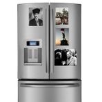 Atatürk Resimli Buzdolabı Süsü Magnet 4 Adet 19,5 x 14,5