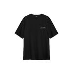 Atatürk Tc Türk Bayrağı Osmanlica Arapça Sırt Ön Baskılı Oversize Tişört Unisex T-Shirt Siyah