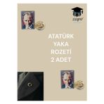 ATATÜRK YAKA ROZETİ 2 ADET