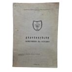 Atatürkçülük Öğretmen El Kitabı - Daktilo Edilmiş (İkinci El)