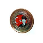 ATATÜRKTABLO25CM Atatürk Duvar Tablosu Bakir Duvar Tablosu M.k. Atatürk Tablo Özel Elişçiliği 25 Cm A++ Kalite Safir