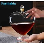 Atay Garage Kalp Şeklinde Şarap ve Viski Sürahisi 500ml Barlar ve Partilere Özel