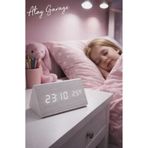 Atay Garage LED Dijital Masa Saati Saat ve Sıcaklık Göstergeli Modern Şık Üçgen Tasarım