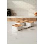 Atbyhome Valverdi - 4'Lü 9 Parça Plastik Kahvaltılık Kahvaltı Seti Sunum Seti