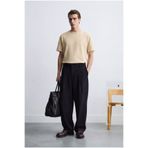 ATE STUDIOS Erkek Pileli Relaxed Fit Premium Kumaş Pantolon