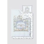 Atelier Babbi %100 PAMUK SATEN BEBEK NEVRESİM TAKIMI - THEATRE / MAVİ (120 Tel / cm²)