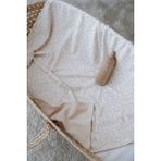 Atelier Babbi Çift Taraflı Bebek Battaniyesi - Ikat / Bej - 80x80cm