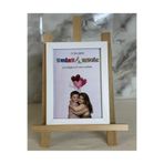 Atelier Baskı Kişiye Özel Fotoğraflı - İsimli Tarihli Anı Hediyesi - 15 x21 cm Beyaz Çerçeve