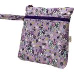Atelier Bomonti Mami Kids Wet&Dry Su Geçirmez Islak Kuru Kirli Temiz Plaj Havuz Kreş Fonksiyonel Desenli Mor Çanta - Açık Mor