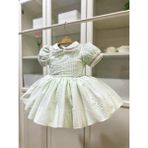 Atelier Des Reves Mint Gingham Elbise - 7 Yaş - Mint Yeşili
