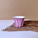 Atelier Enki Flora Limoges Porselen Espresso/türk Kahvesi Fincanı - Mor