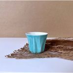 Atelier Enki Flora Limoges Porselen Espresso/türk Kahvesi Fincanı - Turkuaz