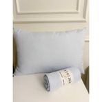 Atelier Home Mavi Çift Kişilik Lastikli Çarşaf Takımı 180X200 Pamuk Kumaş + 2 Yastık Kılıfı - 180 x 200