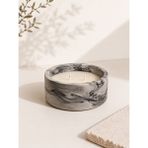 Atelier Lumira Alina - Mermer Desenli Beton Kase Mum - Siyah