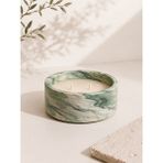 Atelier Lumira Alina - Mermer Desenli Beton Kase Mum - Yeşil