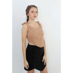 Atelier Mois Atelier Siyah Geometrik Kaşe Etek - XS