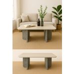 ATELIER Oval tasarımdekoratif orta sehpa modern ve şık salon sehpası dayanıklı Yapı zarif görünüm