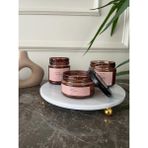 Atelier Time Flies 3'lü Amber Kavanoz Mum Seti - Sandal