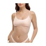 Atelier Tuberose Kadın Sütyen Bralet Çıkarılabilir Kaplı/Pedli Spor Büstiyer Bralet Bej/Ten M