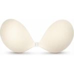 Atelier Tuberose Silikon Sütyen Yüksek Yapışkan Özellikli Dekolte/abiye Dolgunlaştırıcı ve Toparlayıcı Kopçalı Sütyen - M - Beyaz