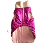 Atelyu Pet Kedi Köpek Kıyafeti Pembe Parlak Mont Yelek - 2XL